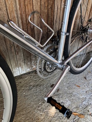 Bicicleta Carretera Retro Cromada