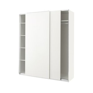 Armario blanco puertas correderas