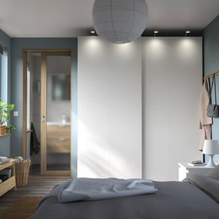 Armario blanco puertas correderas