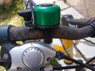 Bicicleta de Montaña Azul y Naranja