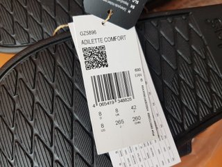 Chanclas Adidas Adilette Comfort Negras T42
