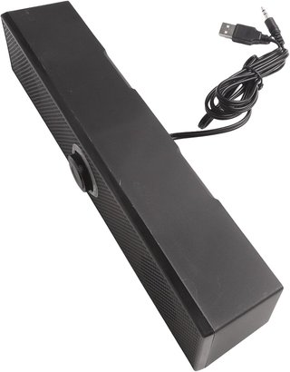 ELEGIANT Barra Sonido USB Mini Altavoz PC Azul