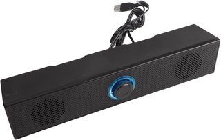ELEGIANT Barra Sonido USB Mini Altavoz PC Azul