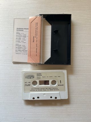Cinta Cassette Burning Madrid Original