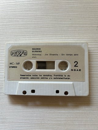 Cinta Cassette Burning Madrid Original
