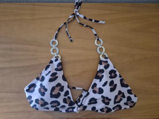 Bikini Leopardo con Aros Dorados