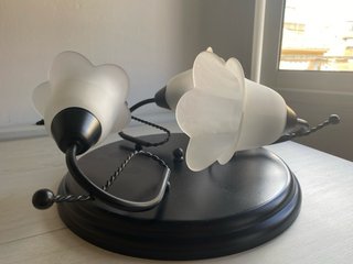 Lámpara de techo 3 tulipas
