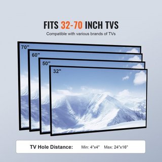 Soporte de TV Móvil, Carro de TV Móvil para TVs de 32 a 70 pulgadas, Soporte de TV Portátil Ajustable en Altura con Ruedas, Doble Bandeja para Dispositivos Audiovisuales, Soporte de TV Rodante con...