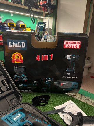 Set 4 in 1 LiuLD Trapano Avvitatore