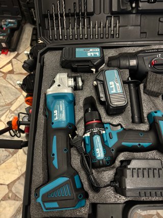 Set 4 in 1 LiuLD Trapano Avvitatore