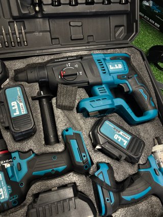 Set 4 in 1 LiuLD Trapano Avvitatore