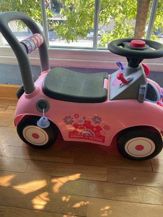 Correpasillos Coche Bebé Rosa