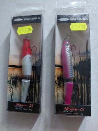 2 Esche Fladen Warbird Minnow 13