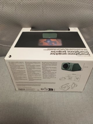 Proyector smartphone verde