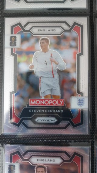 Tarjetas de fútbol Panini Prizm Monopoly