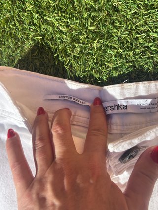Pantalón Culotte Bershka Beige Talla 36