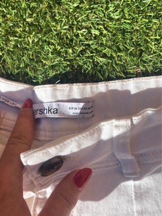 Pantalón Culotte Bershka Beige Talla 36