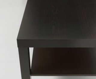 Mesa de centro IKEA LACK negro-marrón 90×55 cm