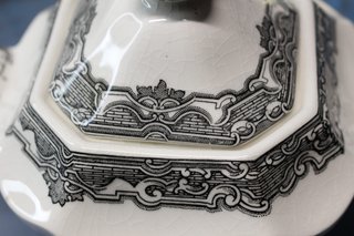 Juego de café o té Cartuja de Sevilla Pickman serie ”Vistas”.