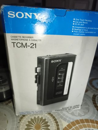 Grabadora Cassette Sony TCM-21  Walkman. Piezas.
