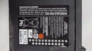 Batería Harley Davidson Softail 12V