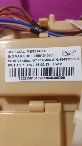 PLACA DE CONTROL LAVADORA WHIRLPOOL BI WMWG 71284E