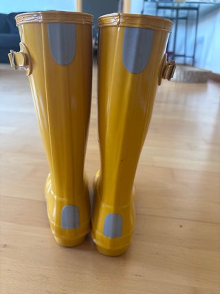 Botas de agua Hunter amarillas talla 32