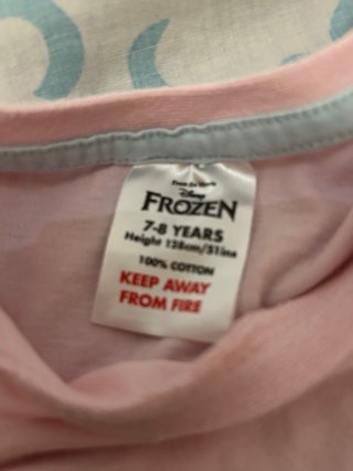 Camiseta Frozen Talla 6 - 7 años