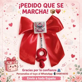 Chupete crochet personalizado