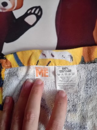 Accappatoio poncho Minions tg Unica