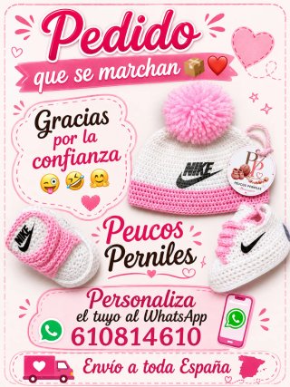 Conjunto Nike bebé personalizado