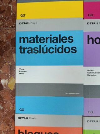 Lote de 6 libros de la Colección DETAIL Praxis.