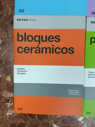 Lote de 6 libros de la Colección DETAIL Praxis.