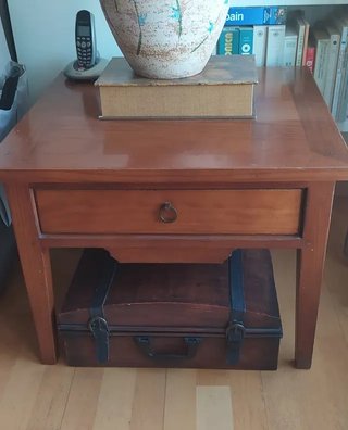 Mesa de centro madera y cristal