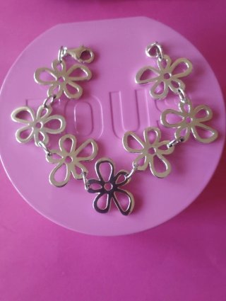 Pulsera Tous Flores Plata