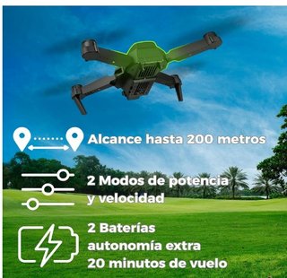 Dron con Cámara 720p Negro