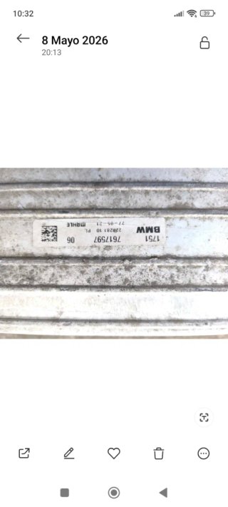 Intercooler Mini Cooper BMW 2021