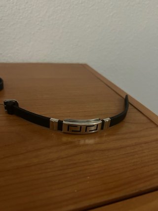 Conjunto 3 Pulseras de goma y acero inoxidable