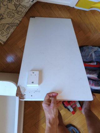 Baúl infantil de madera blanco