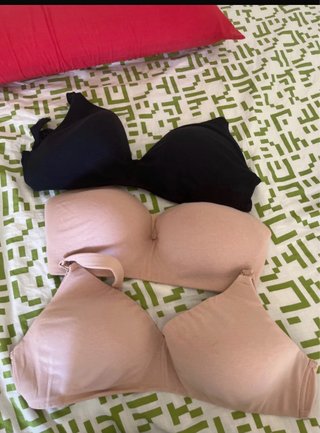 Sujetadores de lactancia DIM (beige y negro)