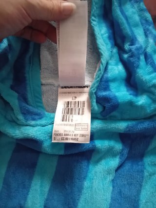 Accappatoio poncho Decathlon tg Unica
