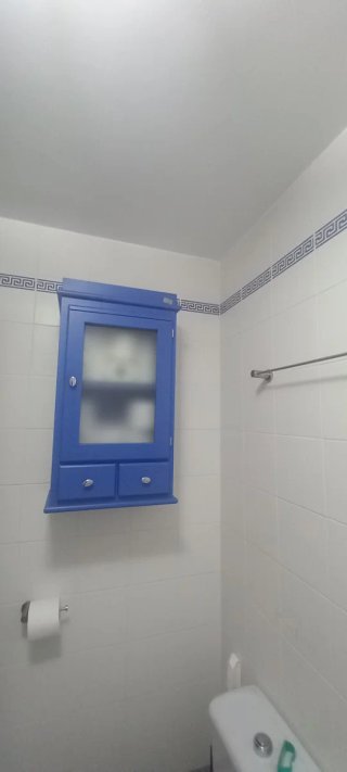 Conjunto Muebles Baño Azul