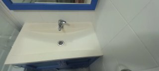 Conjunto Muebles Baño Azul