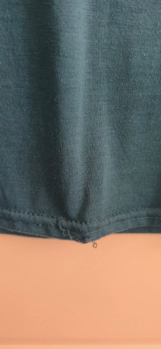 Vestido camiseta turquesa