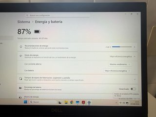 Portátil Dell i5 Negro, SSD M2, 16gb ram