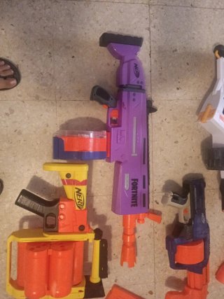Lote Pistolas Nerf Fortnite