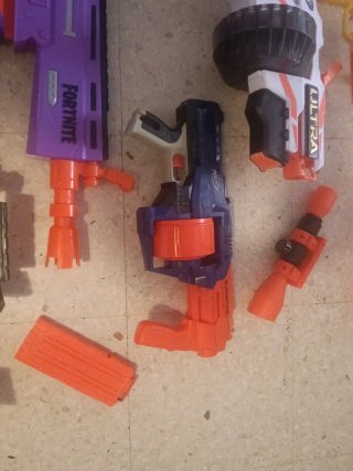 Lote Pistolas Nerf Fortnite