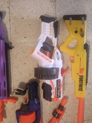 Lote Pistolas Nerf Fortnite