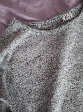Blusa gris manga 3/4