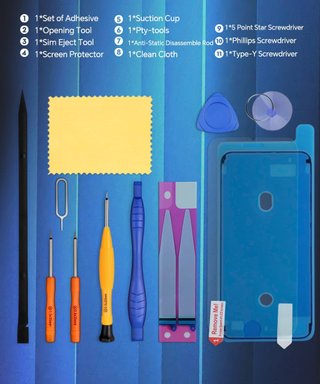 Batería BOKMAN iPhone X 6000mAh + Kit